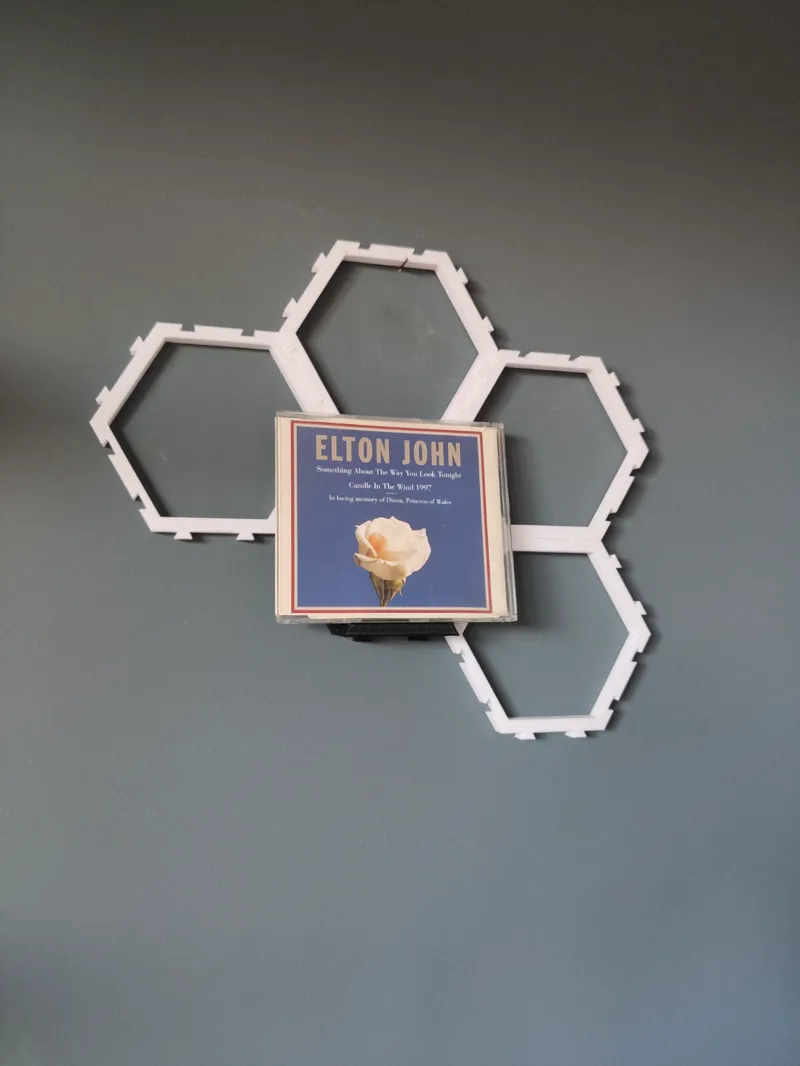 Honeycomb System, groove hive for pictures and cd