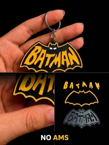 Accesorio para impresora 3D: Batman Logo Icon Multiparts (NO AMS) — vista de referencia 2