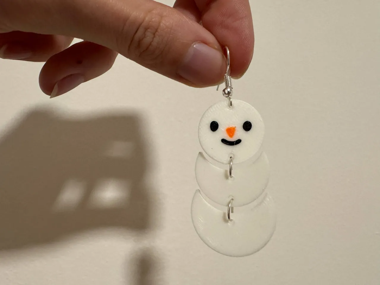 Snowman Earrings view 3