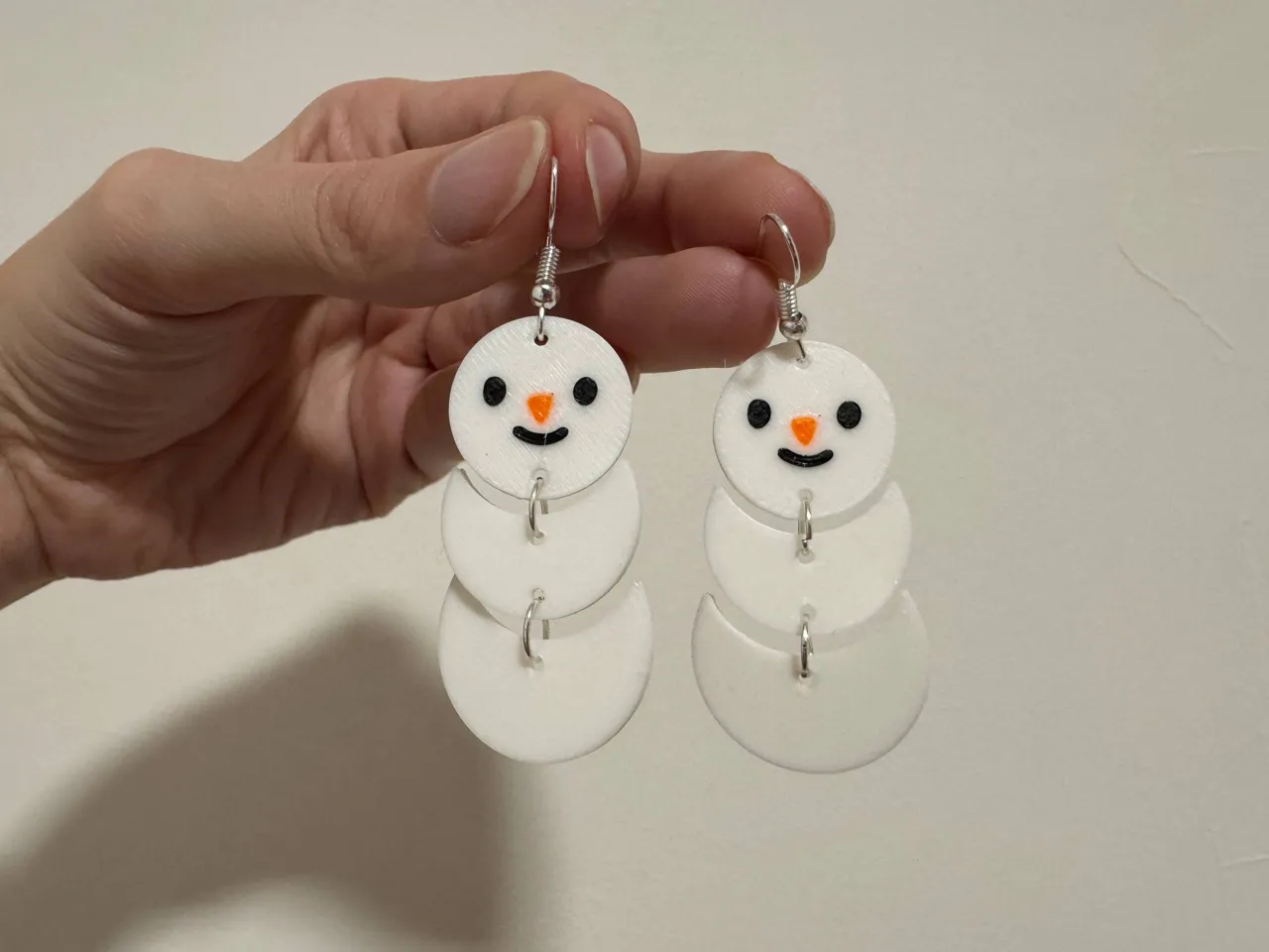 Snowman Earrings view 2