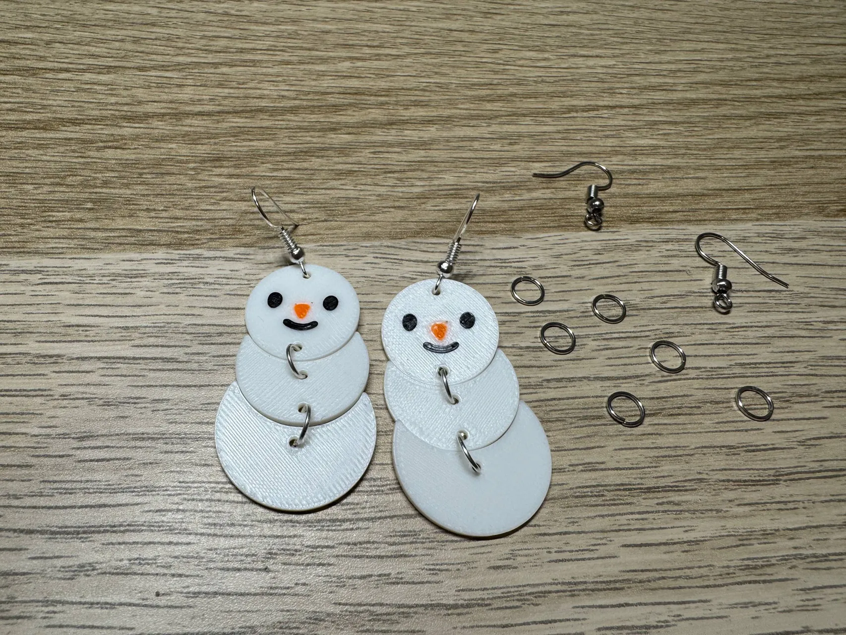 Snowman Earrings view 4