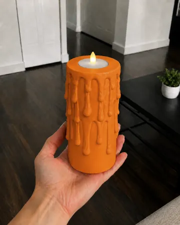 Accesorio de iluminación decorativa: Simple Halloween Dripping LED Candle Holder — vista de referencia 2