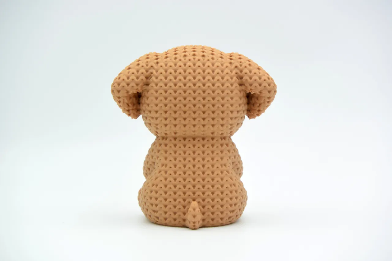 Knitted Dog With Heart - Valentine's Day view 3