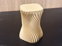 Lamp Shade 0.6mm nozzle, 0.3mm layer, 1 walls, 0% infill
