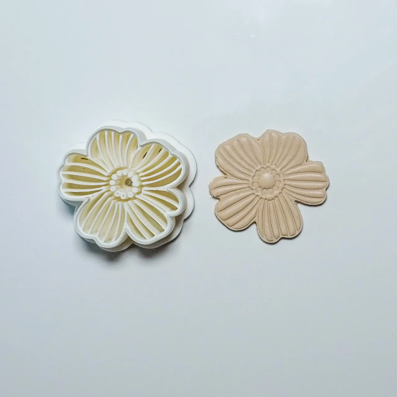 Flower Polymer Clay Cutter Earrings Necklace view 2