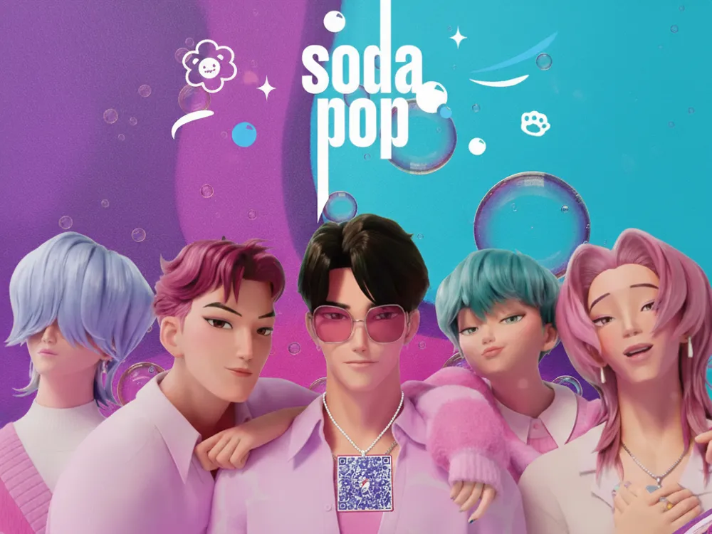 QR code Soda Pop Music Video by Saja Boys No ads - Free 3D Print