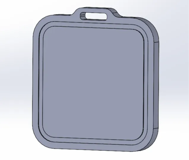 Square Blank keychain