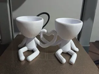 Macetero de pareja