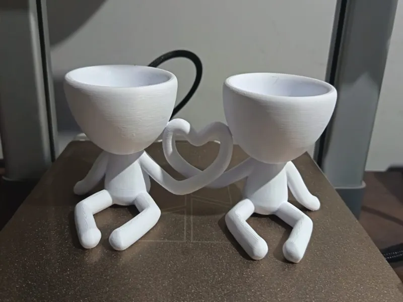Macetero de pareja