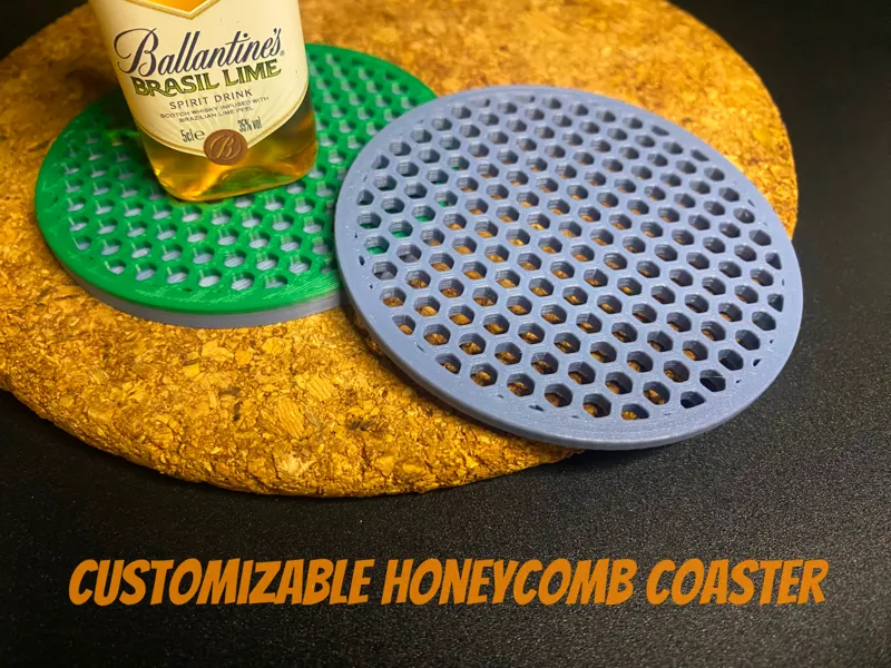 Customizable Honeycomb Coaster  可定制化蜂窝杯垫