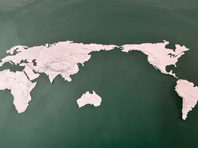 Seven Continents Landform Teaching Model
