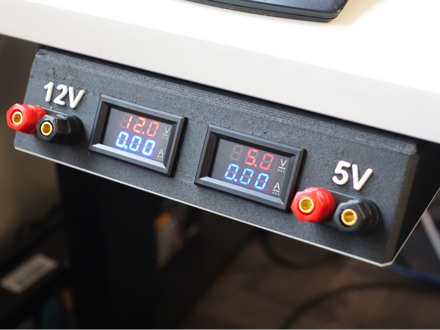 Under-Desk Dual Power Supply (12V/4A & 5V/8A)
