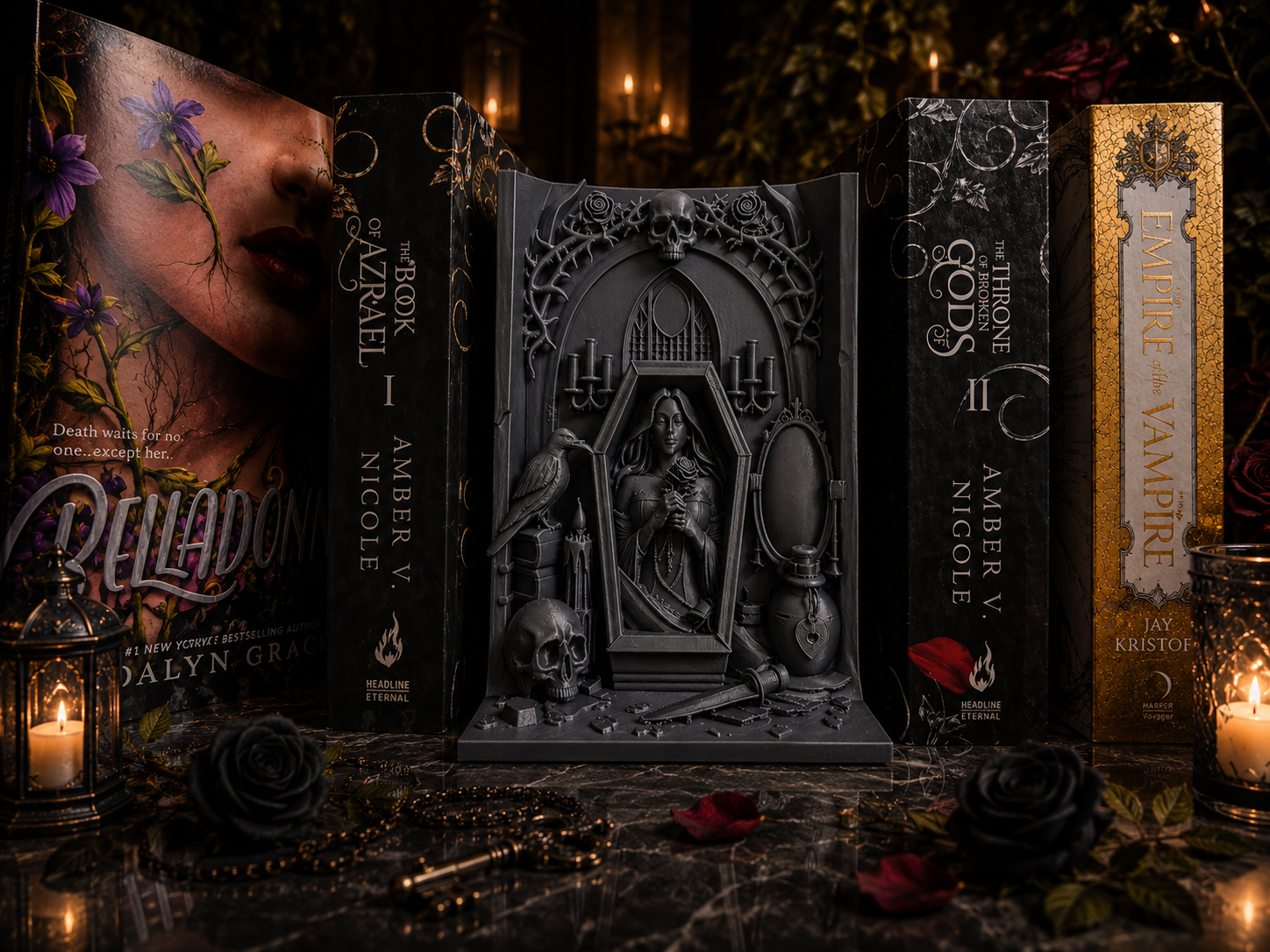 Gothic Coffin BookNook