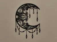 Attrape-rêves fleur de lotus sur la lune — photo 1