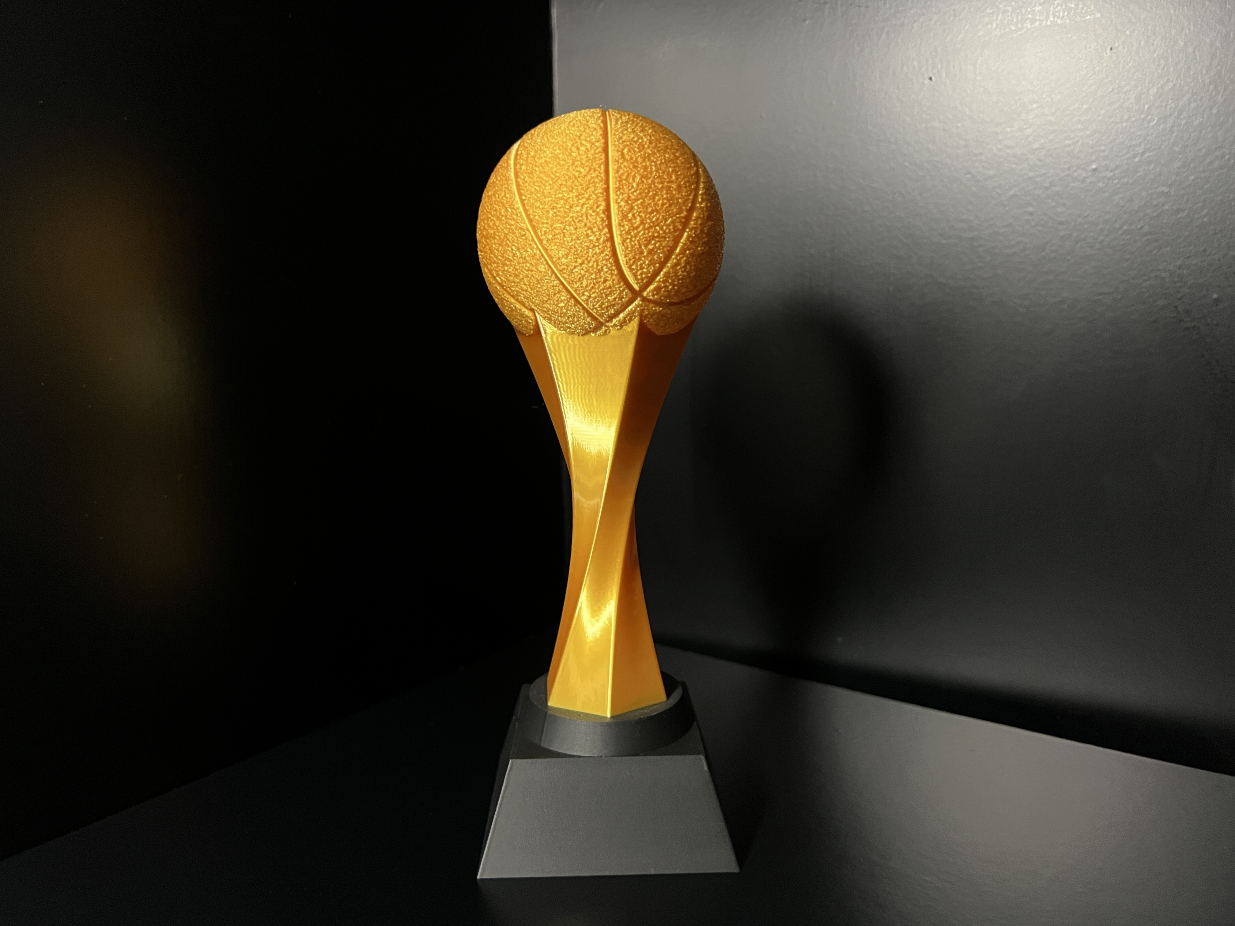 Miniatura 9 do modelo 3D Basket Trophy – Customizable