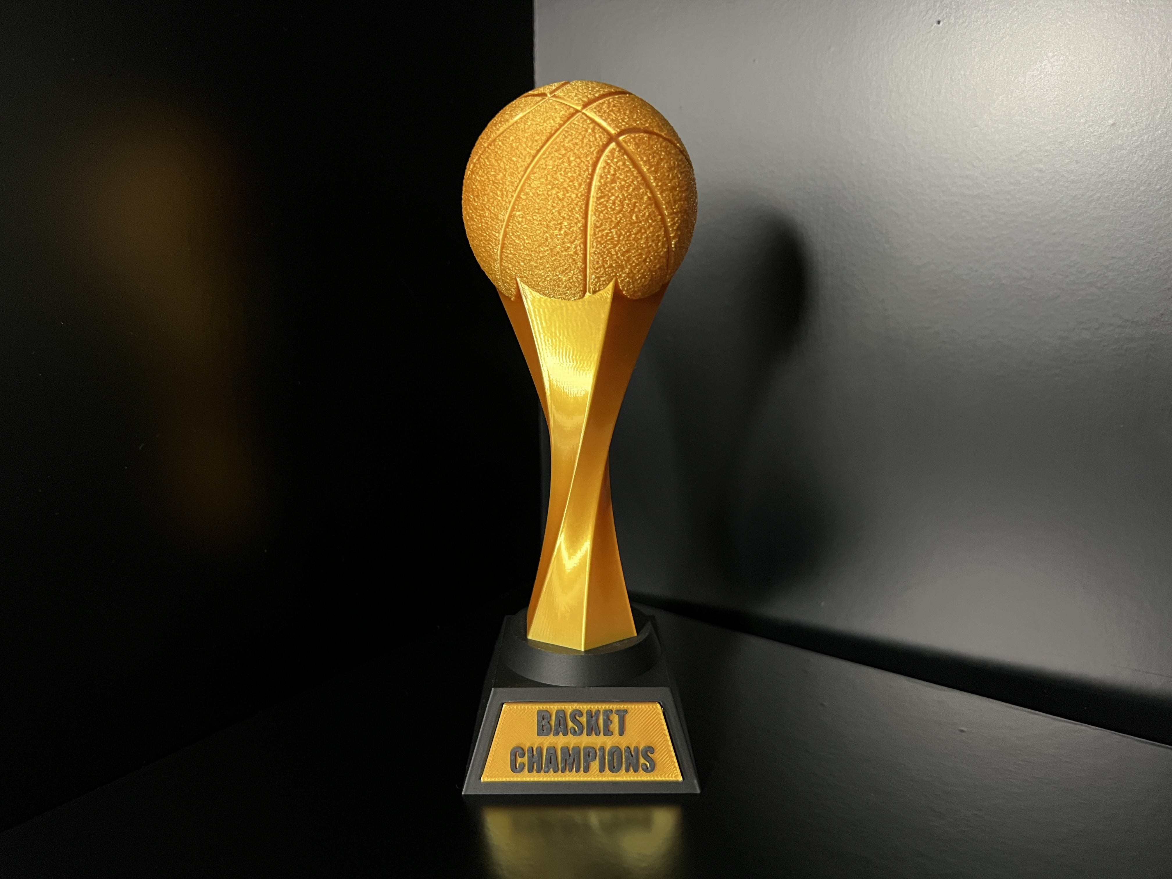 Miniatura 26 do modelo 3D Basket Trophy – Customizable