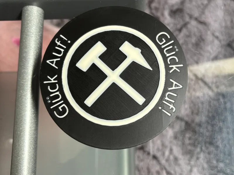 Glück Auf Coaster Untersetzer + Halter Bergbau