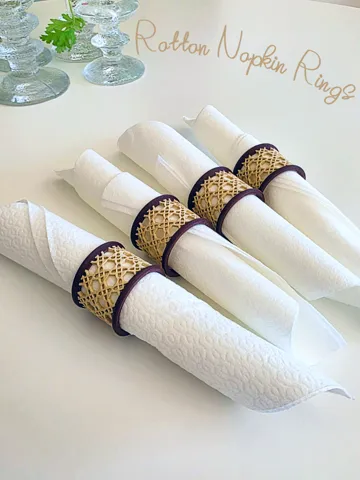 Marco decorativo: Rattan Napkin Rings — vista de referencia 2