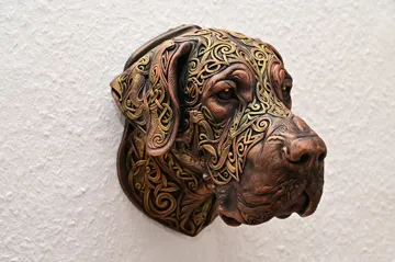 Soporte: german mastiff Relief Head — vista de referencia 2