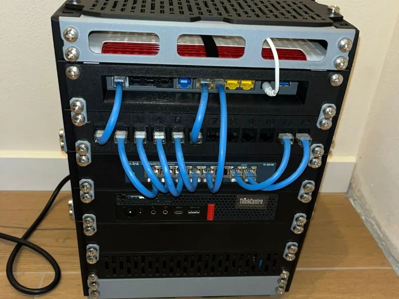 10" Server RackManicReally Remix Connector Holed