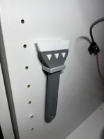 Wandhalterung für den Schaber (doppelseitiges Klebeband)