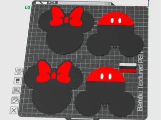 Minnie Mickey mouse christmas 