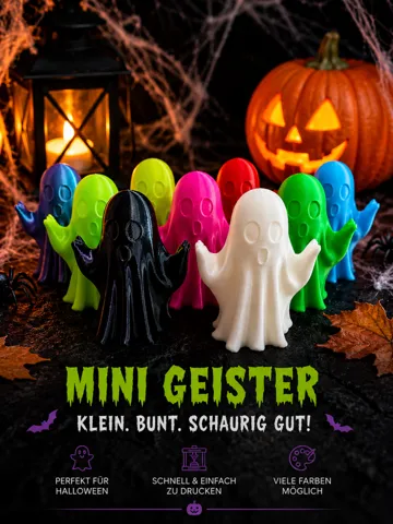 Mini fantasmas decorativos para Halloween — vista de referencia 2