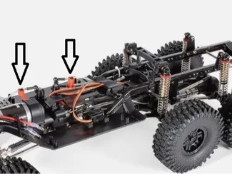 Austar6x6 Diff-Halterung