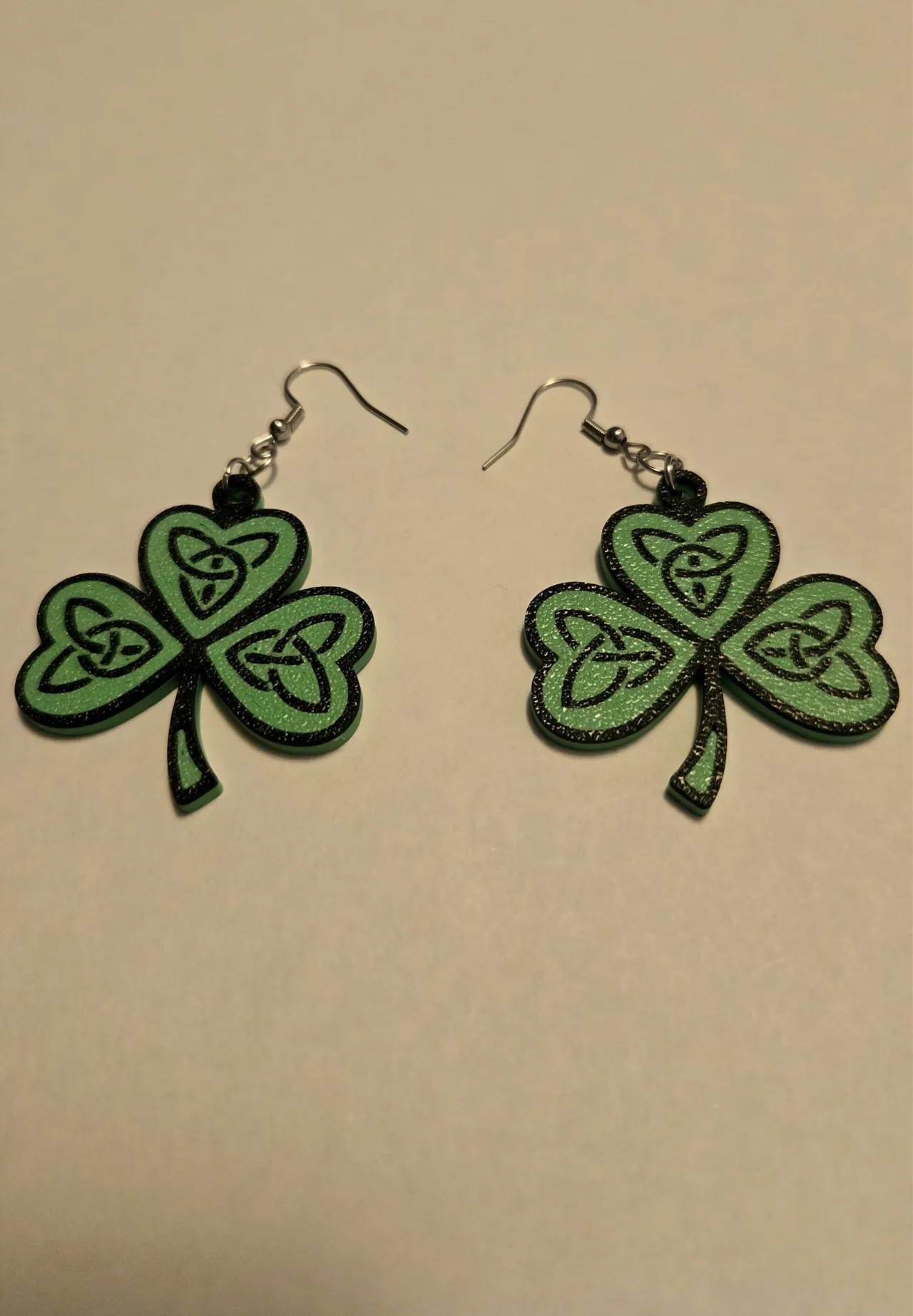 Celtic Shamrock Earrings - Commercial Use view 4