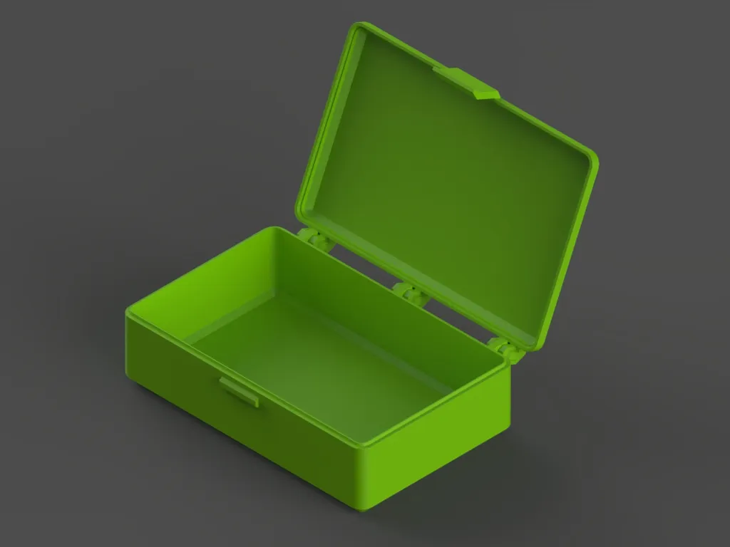 Elastic latch box - 160x100x45mm - Free 3D Print Model - MakerWorld
