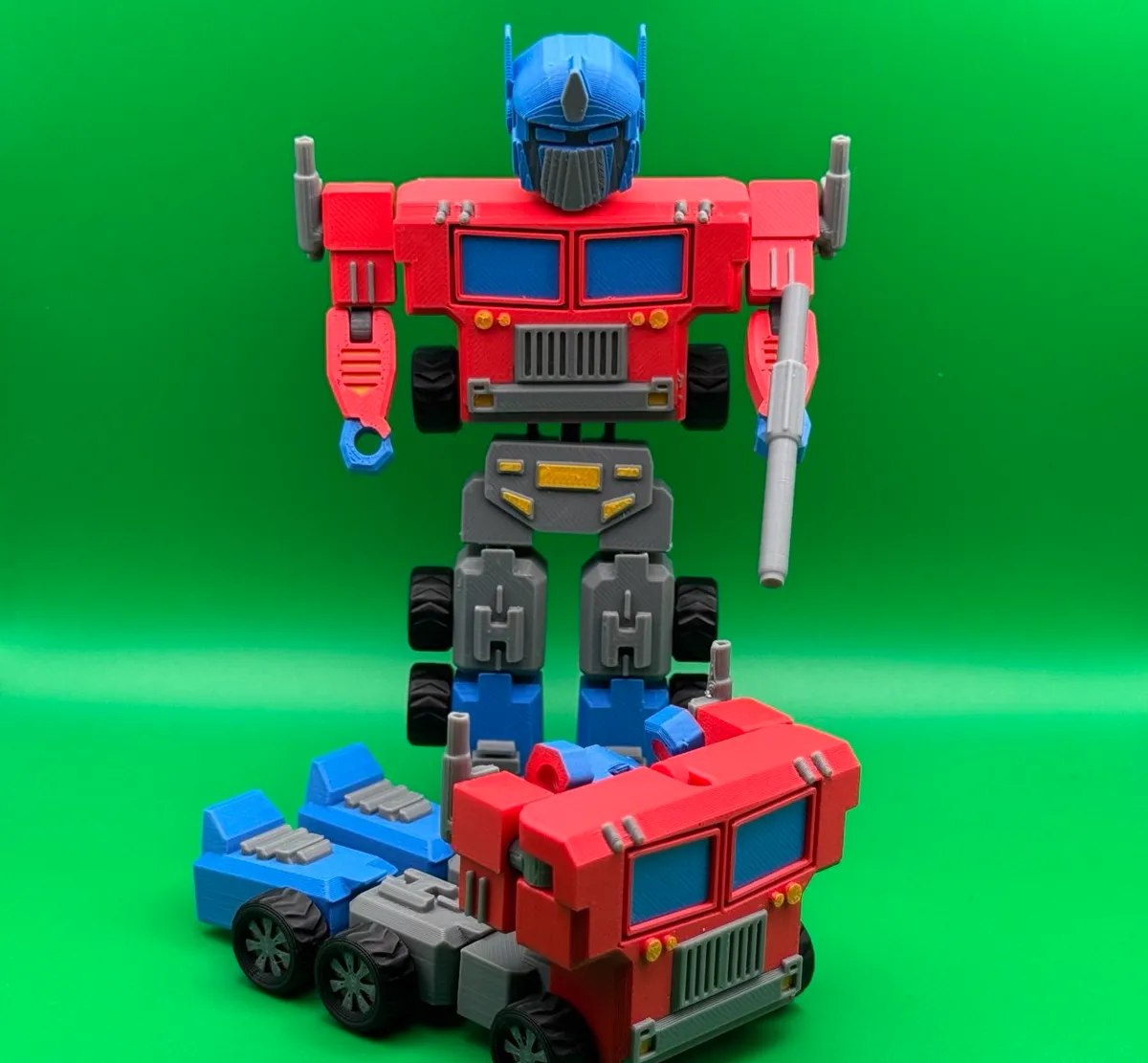 Optimus Prime Transformer Articulated - Free 3D Print Model - MakerWorld