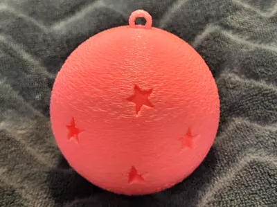 Christmas bauble fuzzy skin