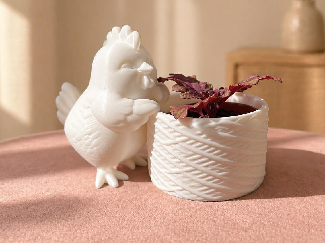 Cute Chicken Planter