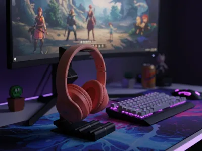 Headset Stand (2-Part Print)