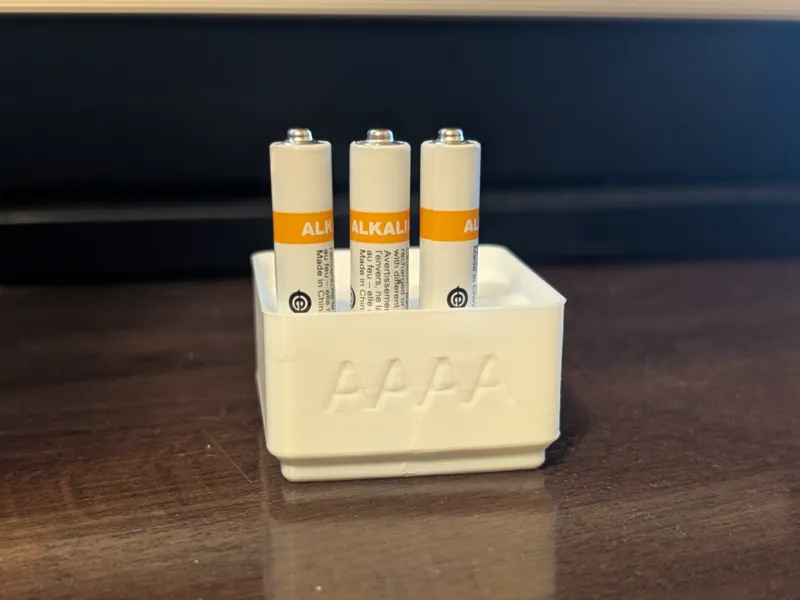 AAAA gridfinity battery organizer