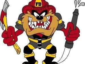 Fireman Tasmanian Devil