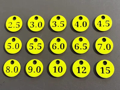 Crochet Hook Size Markers
