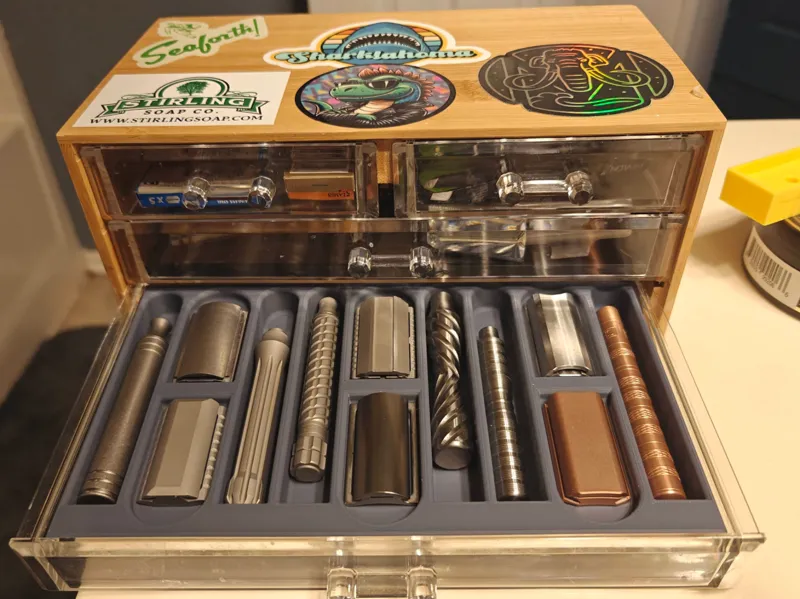 Safety Razor Organizer Tray - Version 2