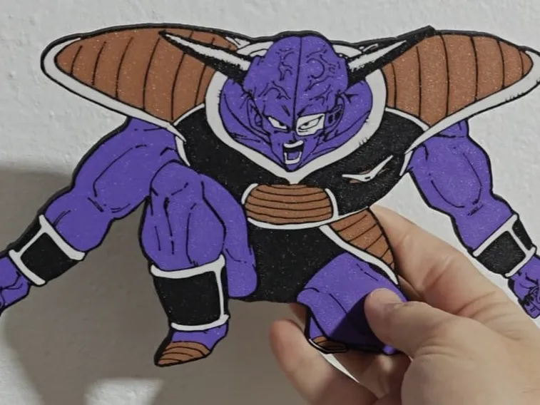 Dragon Ball Ginyu Hueforge 2D/3D