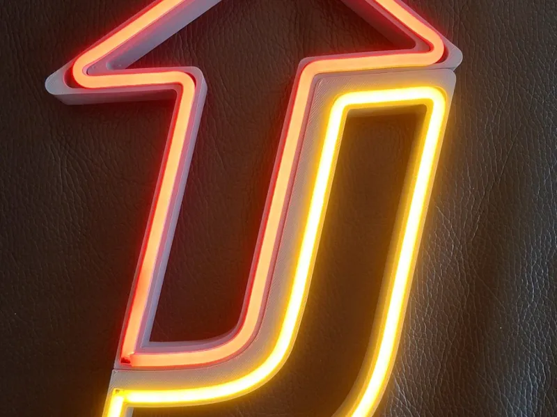 Jungheinrich logo with Neon LED