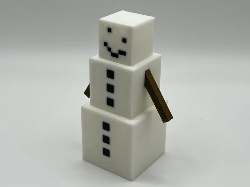 Minecraft Schneemann