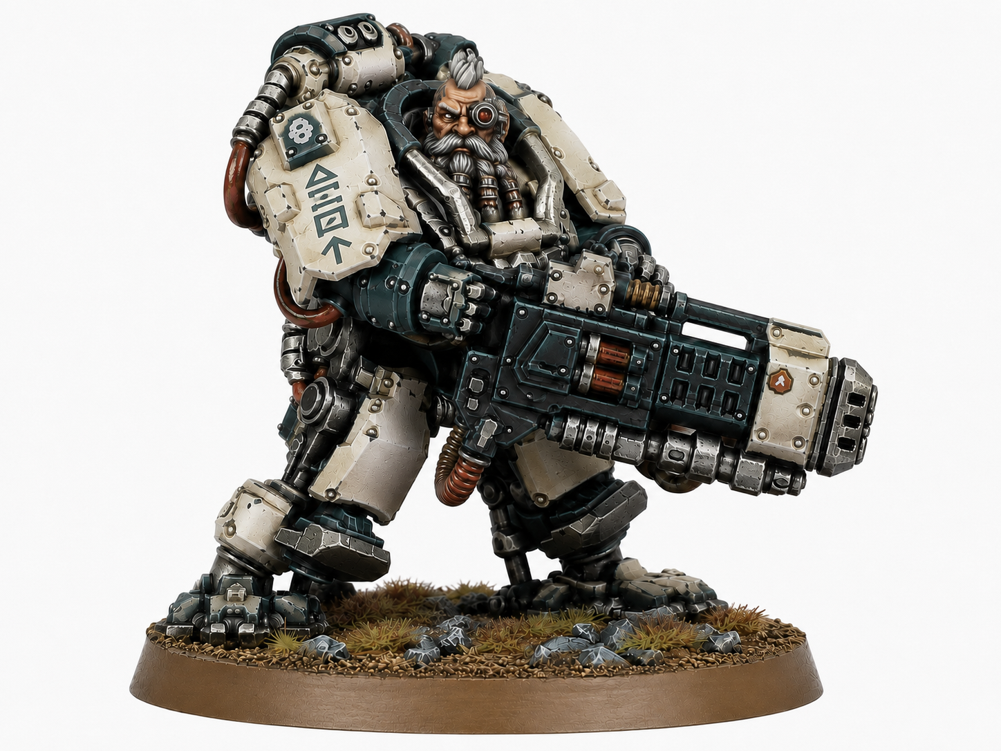 Grimdark Space Dwarf Heavy Gunner