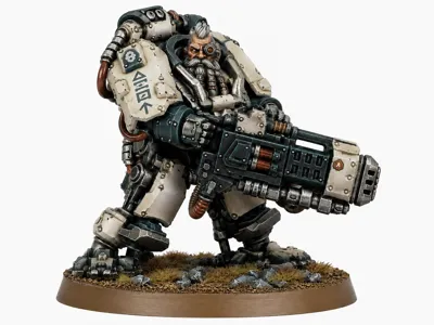 Grimdark Space Dwarf Heavy Gunner