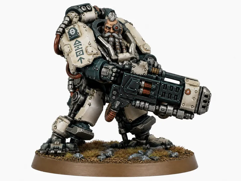 Grimdark Space Dwarf Heavy Gunner