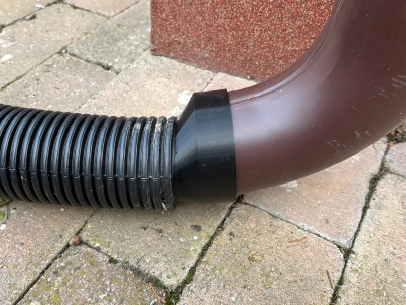 Downspout adapter 100mm(inside) to 75mm(outside)