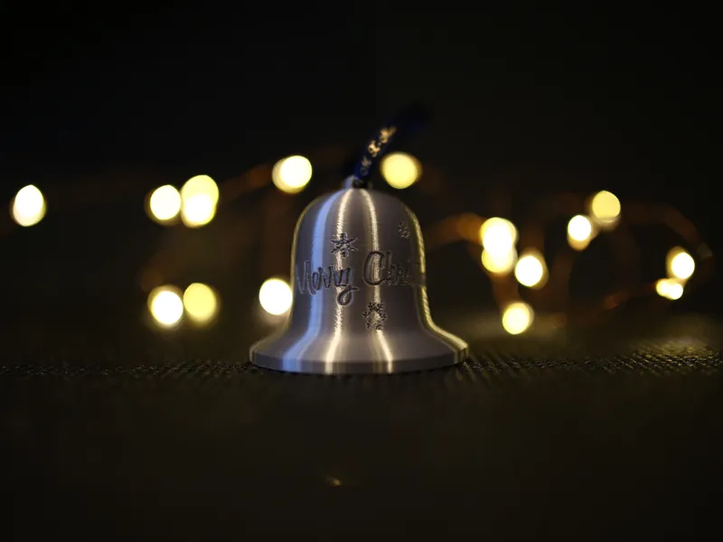 Merry Christmas bell decoration