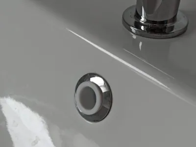 Ikea sink/overflow is blocked (DECORATIVE element)