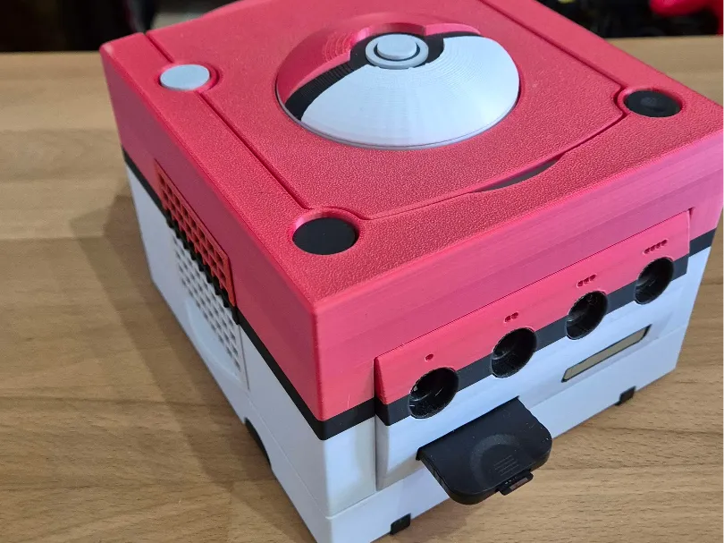 Pokeball Gamecube shell - Free 3D Print Model - MakerWorld