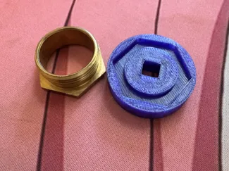 25mm Brass Conduit Bush KIT 1/4"