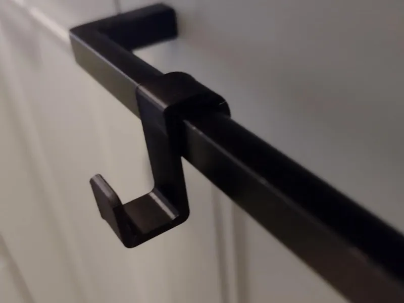 Kitchen door handle hanger